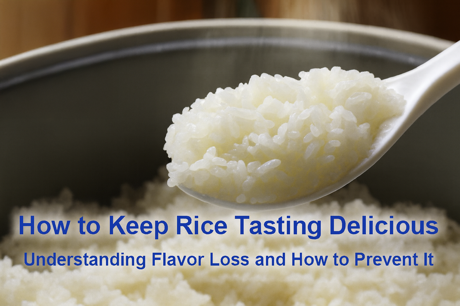 Delicious Rice, Every Time: Learn Why Rice Loses Its Flavor and What You Can Do About It